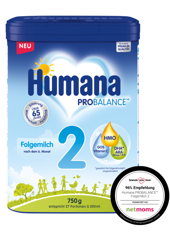 Последующая молочная смесь "Humana 2" с 6-ти месяцев (800г) MyPack